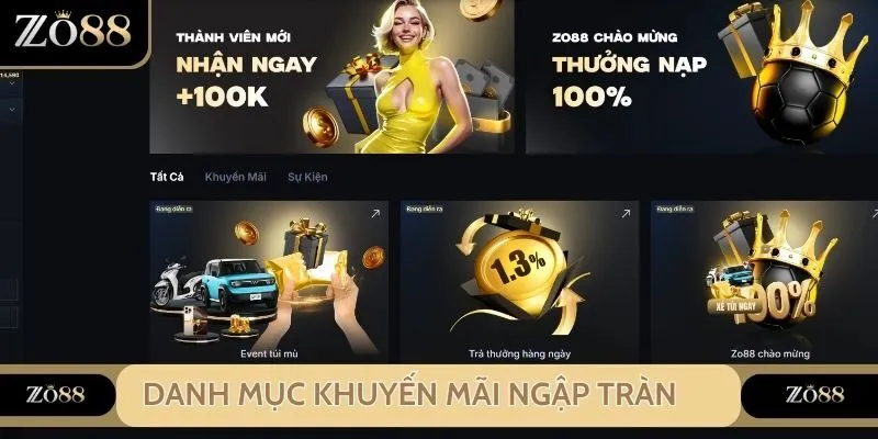 Danh mục khuyến mãi, ưu đãi ngập tràn cho mọi thành viên